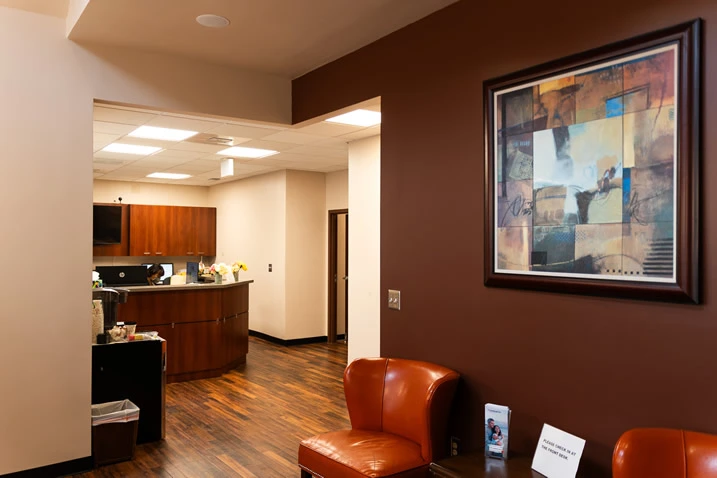 south jersey center for advanced dental office reception